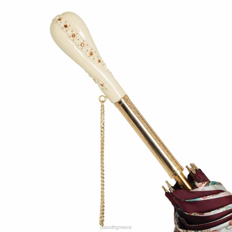 ομπρέλα | PASOTTI 189 vf662-8 z5 - μπορντό ομπρέλα paisley 2N6B8434 γυναίκες